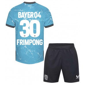 Bayer Leverkusen Jeremie Frimpong #30 Rezervni Dres za Dječji 2023-24 Kratak Rukavima (+ kratke hlače)